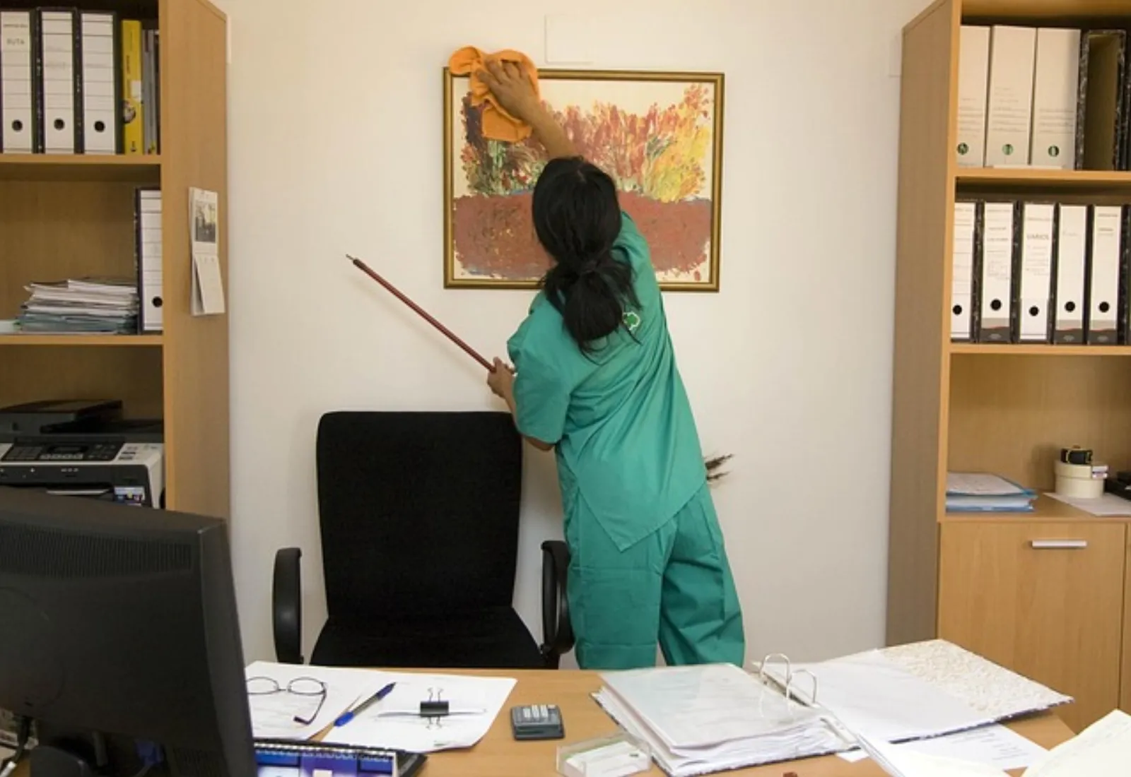 Unterhaltsreinigung im Büro
